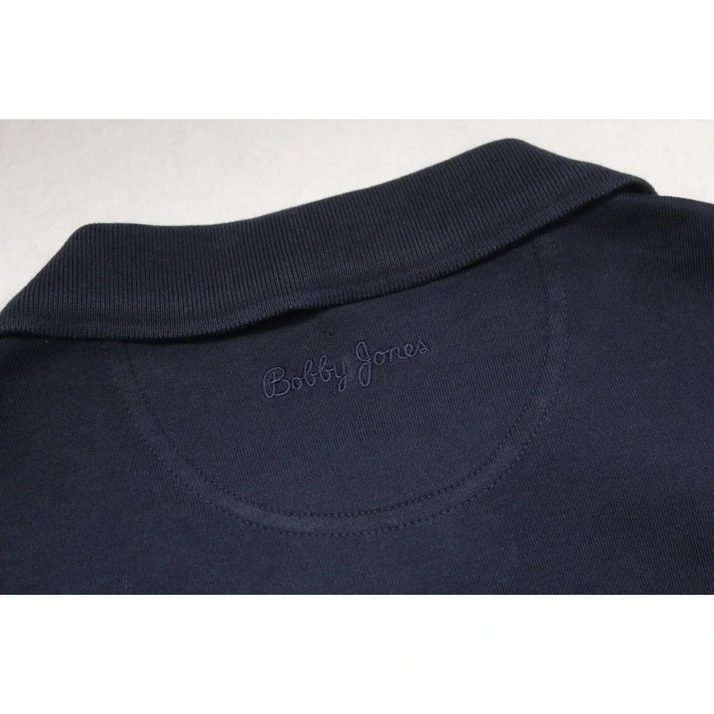 Booby Jones Coca-Cola Tour Championship Zip Neck Polo‎ Sweater Navy Pima Mens XL